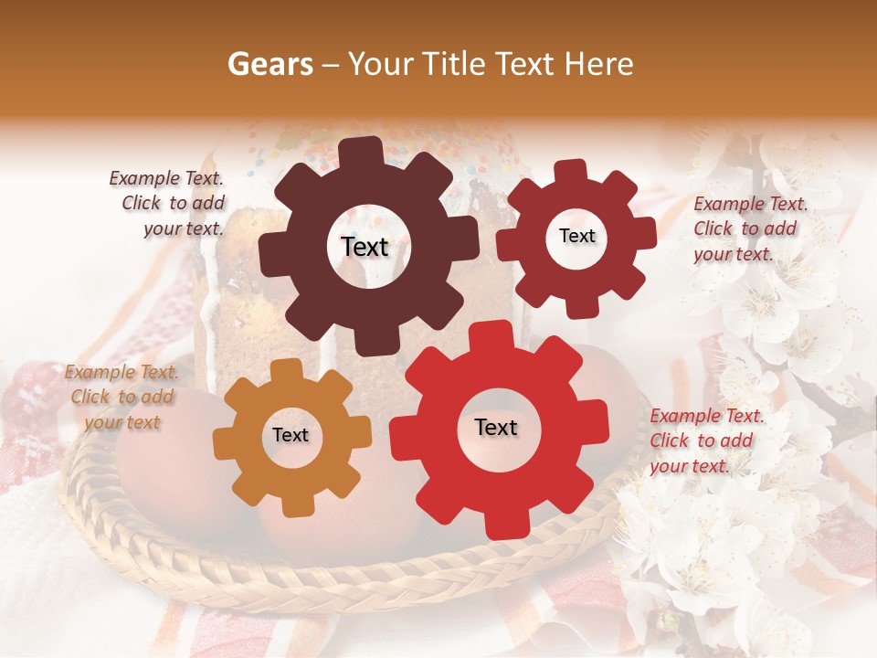 Flower Beautiful Present PowerPoint Template