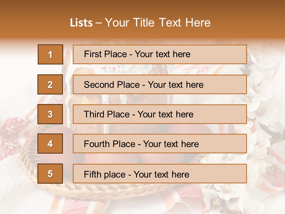 Flower Beautiful Present PowerPoint Template