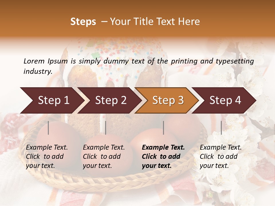 Flower Beautiful Present PowerPoint Template