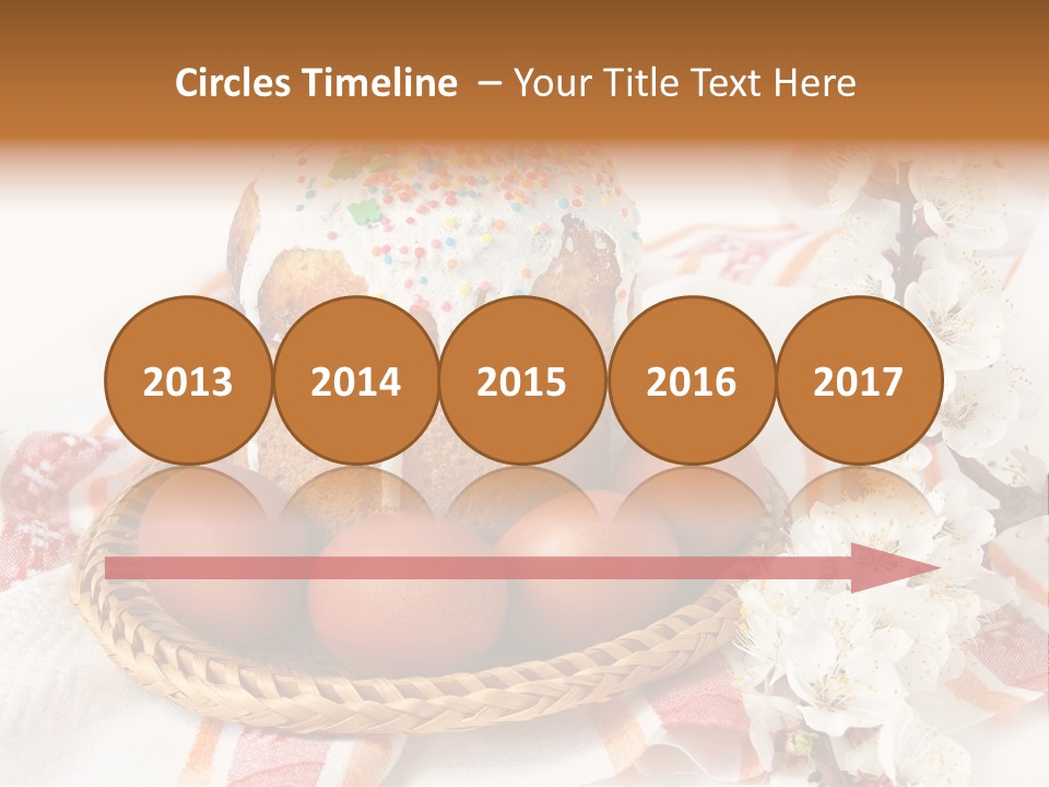 Flower Beautiful Present PowerPoint Template