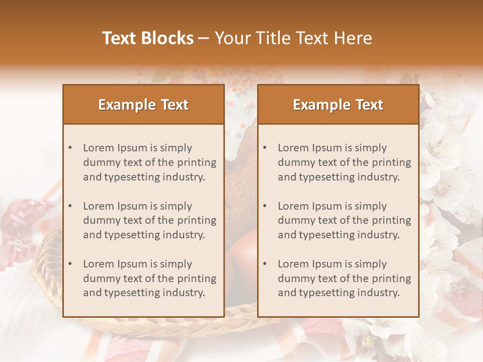 Flower Beautiful Present PowerPoint Template