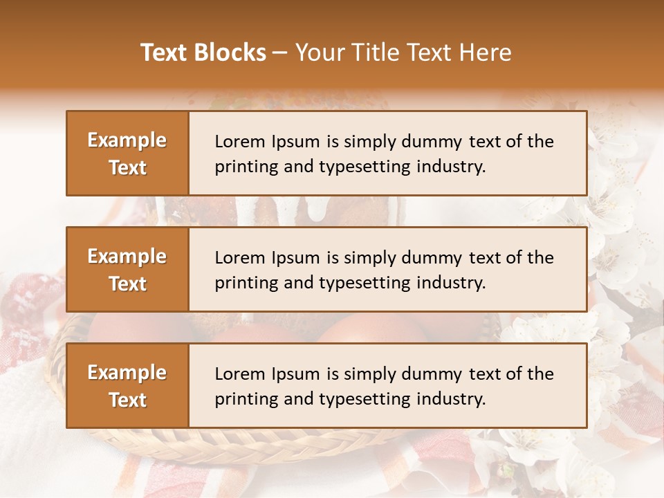 Flower Beautiful Present PowerPoint Template