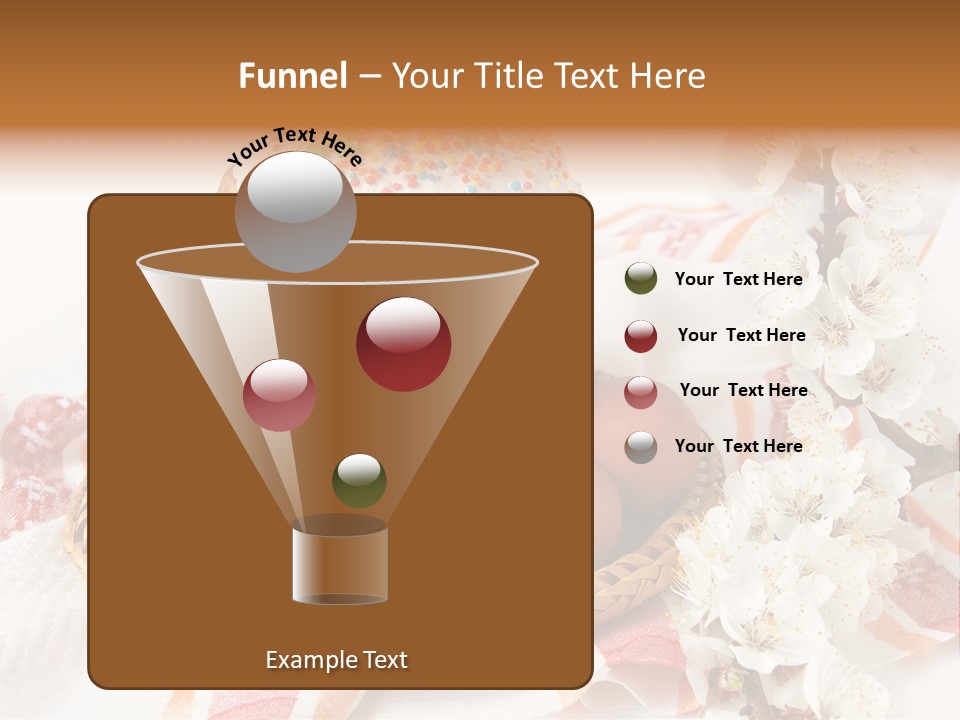 Flower Beautiful Present PowerPoint Template