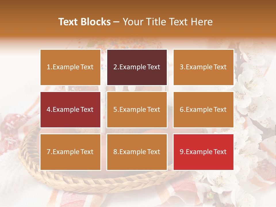 Flower Beautiful Present PowerPoint Template