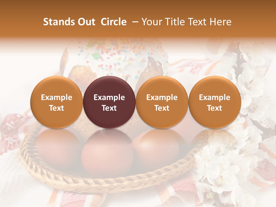 Flower Beautiful Present PowerPoint Template