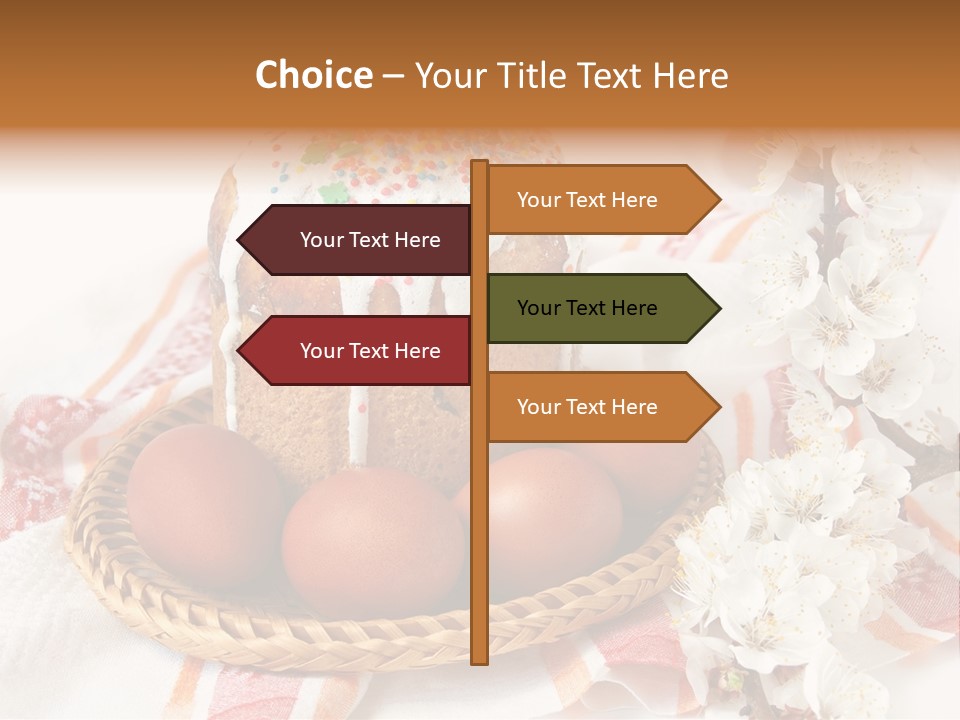 Flower Beautiful Present PowerPoint Template