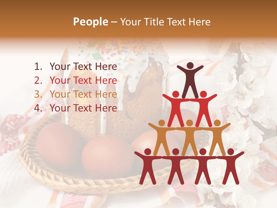 Flower Beautiful Present PowerPoint Template