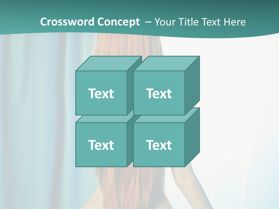 Cute Home Model PowerPoint Template