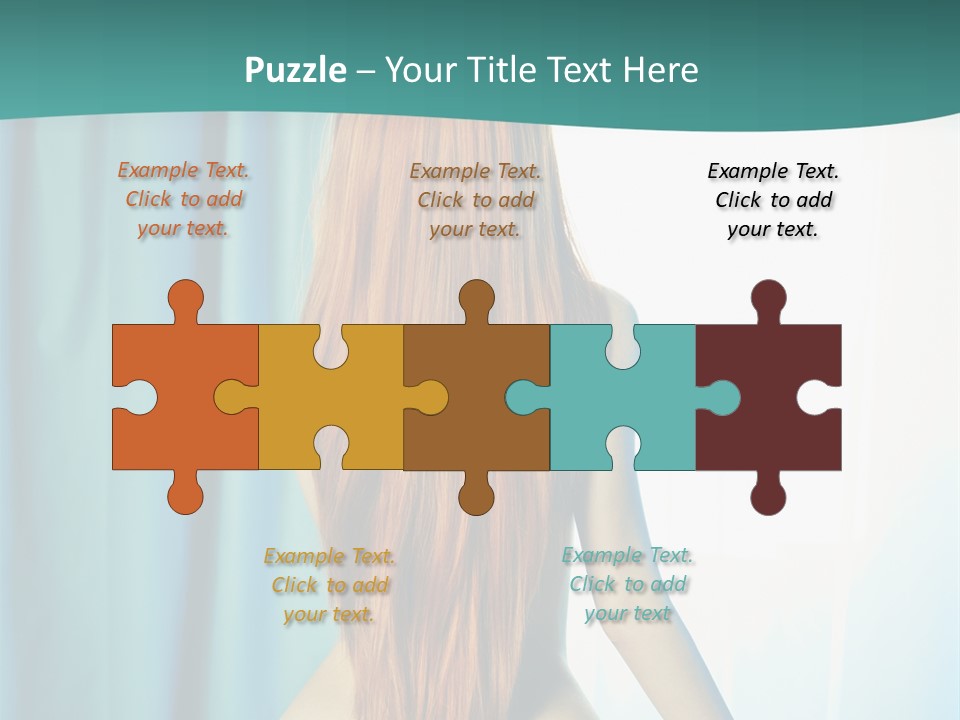Cute Home Model PowerPoint Template