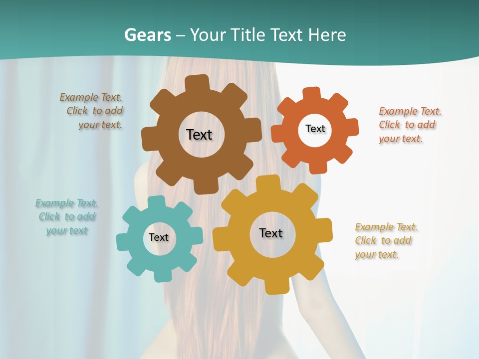 Cute Home Model PowerPoint Template