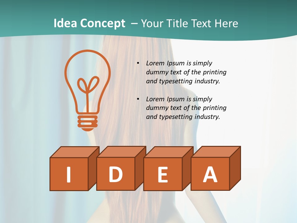 Cute Home Model PowerPoint Template