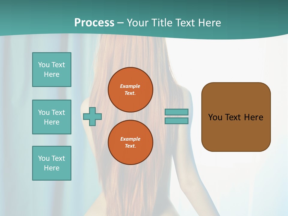 Cute Home Model PowerPoint Template