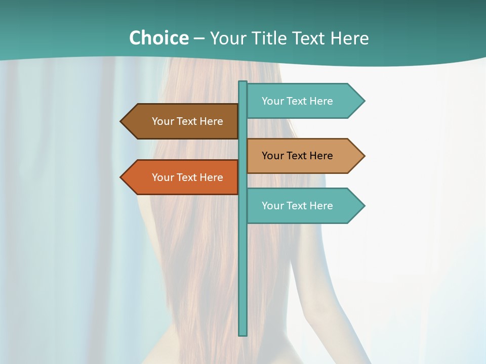 Cute Home Model PowerPoint Template