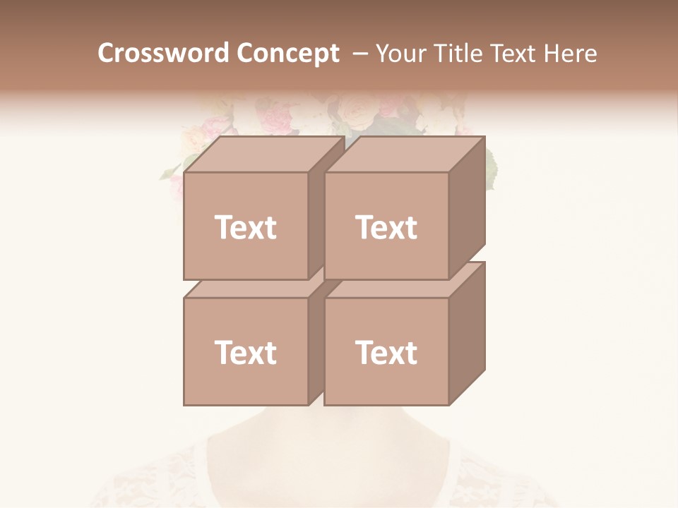 Fashion Flower Beautiful PowerPoint Template