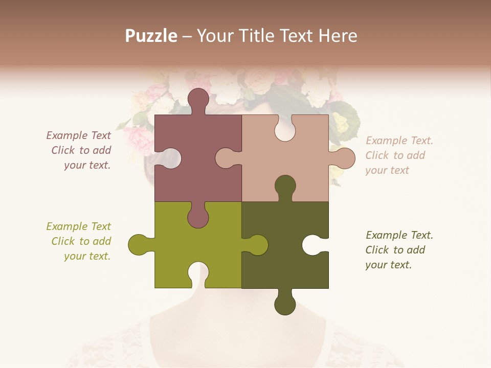 Fashion Flower Beautiful PowerPoint Template