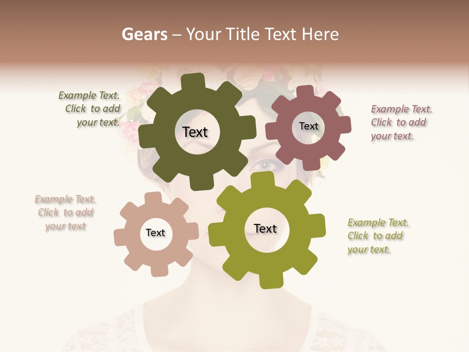 Fashion Flower Beautiful PowerPoint Template