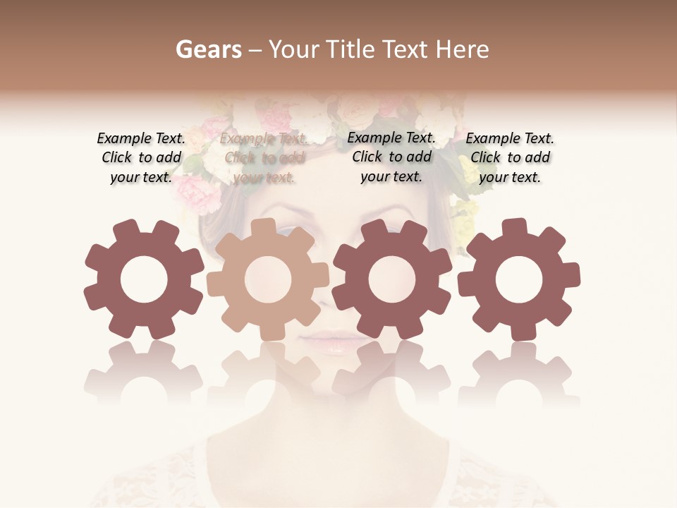 Fashion Flower Beautiful PowerPoint Template