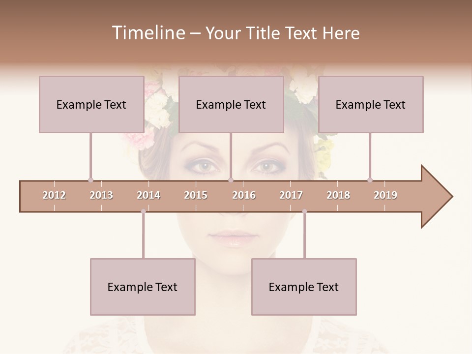 Fashion Flower Beautiful PowerPoint Template