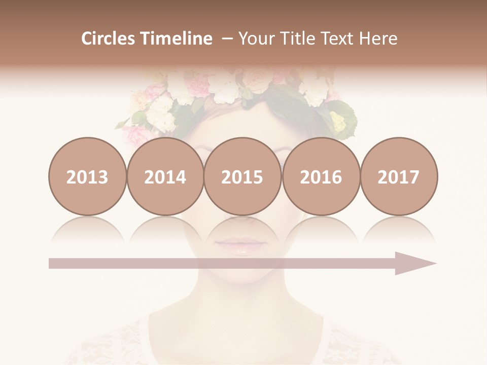 Fashion Flower Beautiful PowerPoint Template