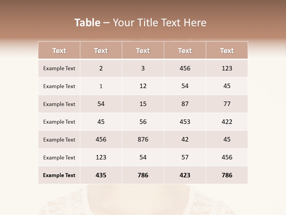 Fashion Flower Beautiful PowerPoint Template