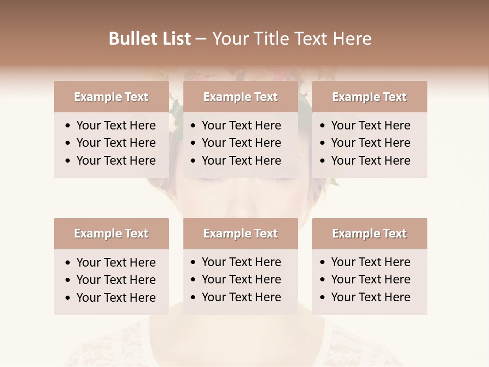 Fashion Flower Beautiful PowerPoint Template