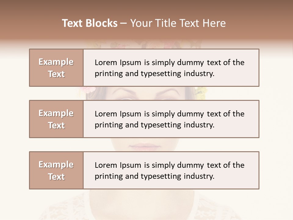 Fashion Flower Beautiful PowerPoint Template