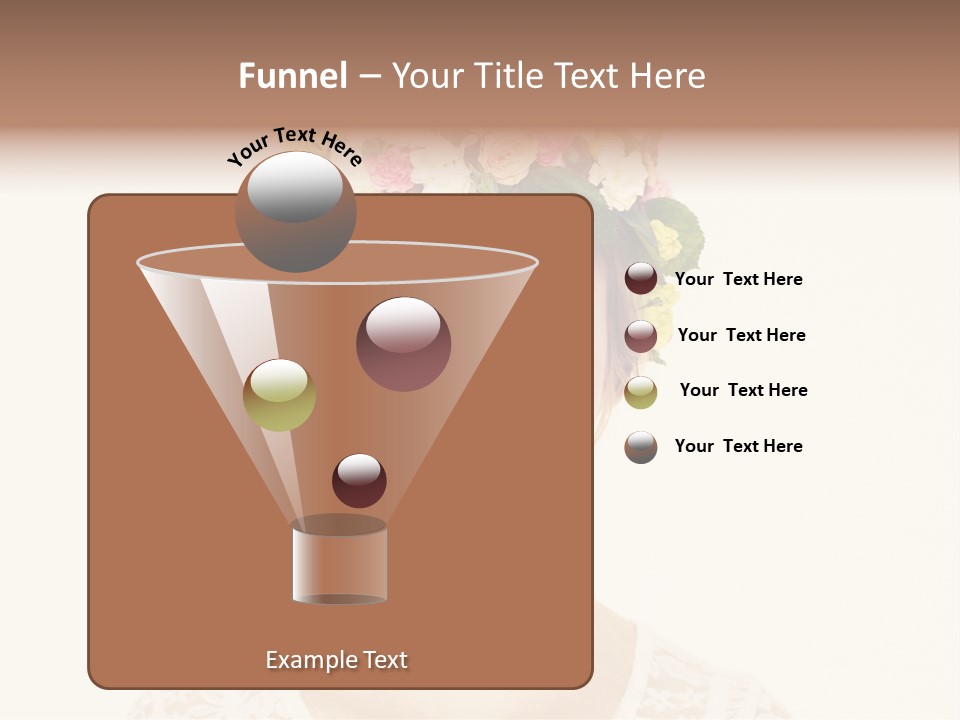 Fashion Flower Beautiful PowerPoint Template