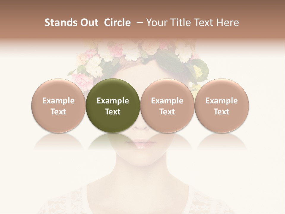 Fashion Flower Beautiful PowerPoint Template