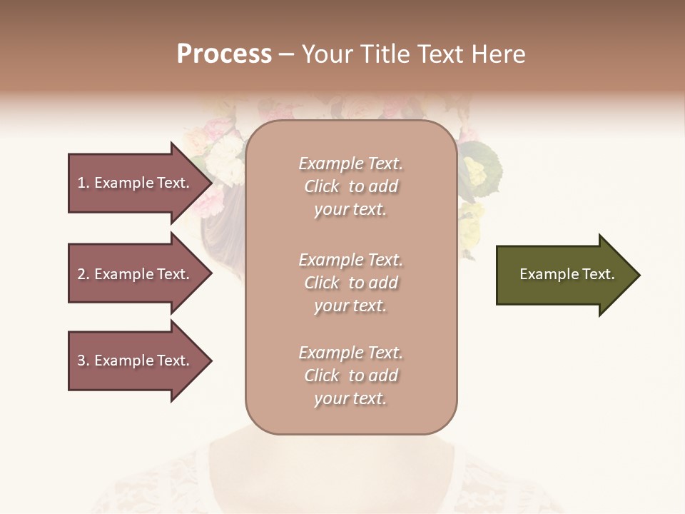 Fashion Flower Beautiful PowerPoint Template