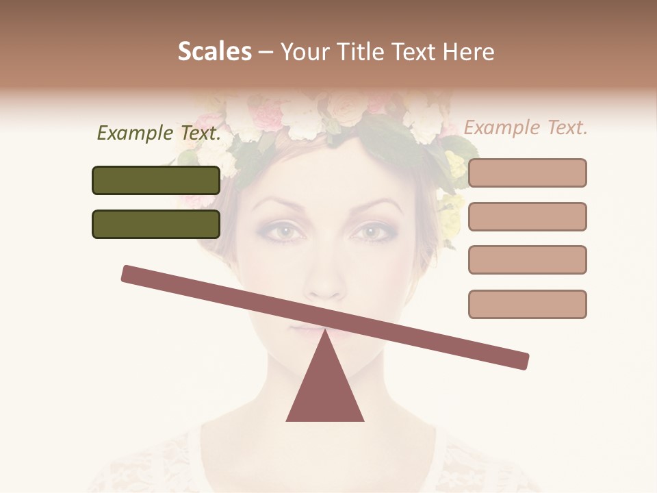 Fashion Flower Beautiful PowerPoint Template