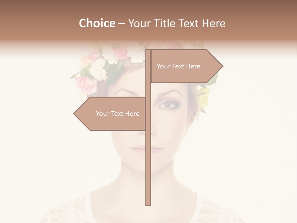 Fashion Flower Beautiful PowerPoint Template