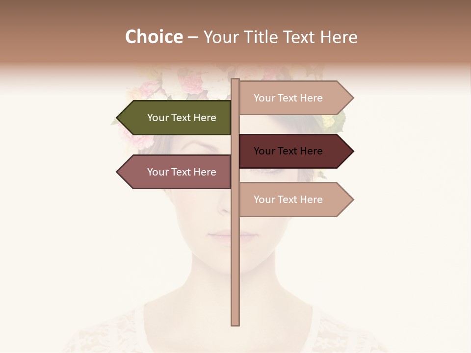 Fashion Flower Beautiful PowerPoint Template