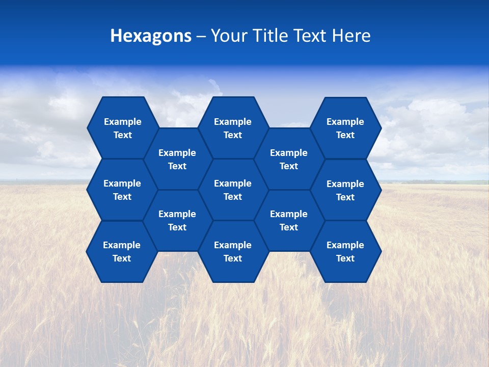 Green Golden Farm PowerPoint Template