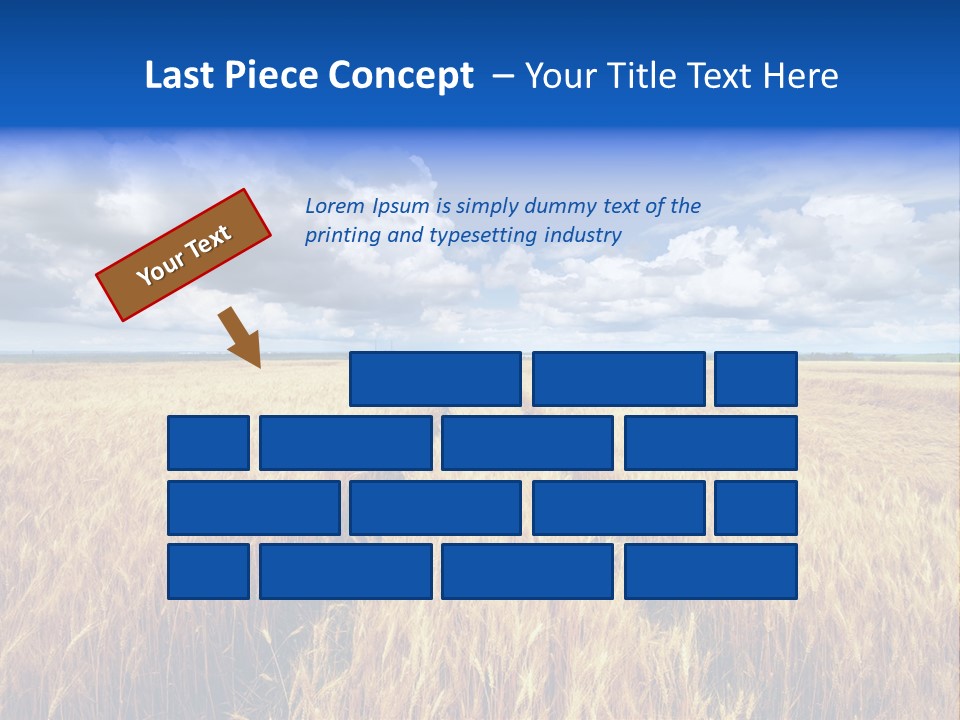 Green Golden Farm PowerPoint Template