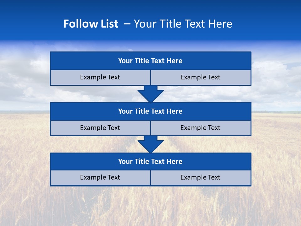 Green Golden Farm PowerPoint Template