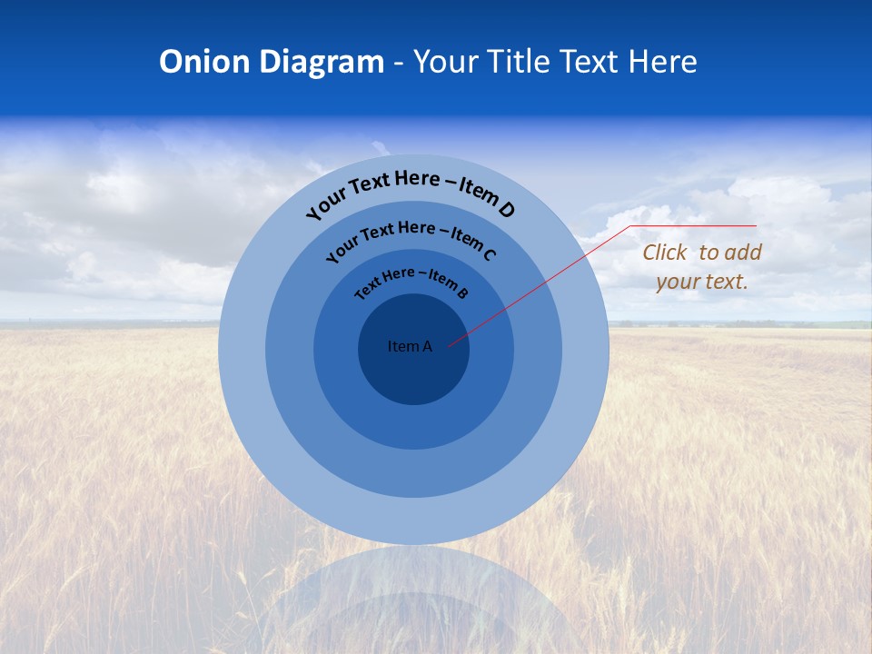 Green Golden Farm PowerPoint Template