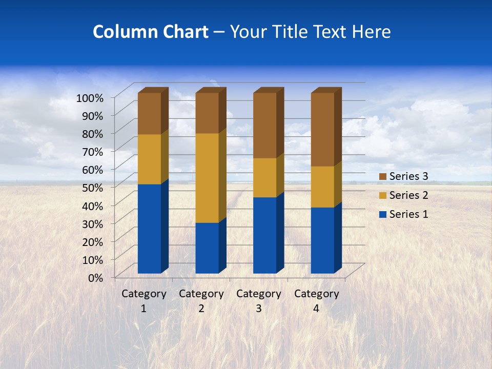 Green Golden Farm PowerPoint Template