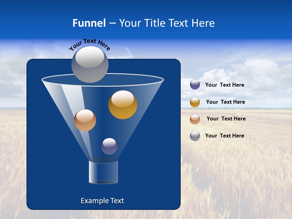 Green Golden Farm PowerPoint Template