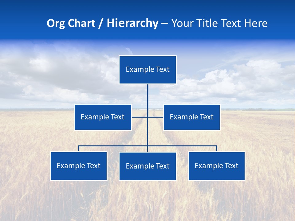 Green Golden Farm PowerPoint Template