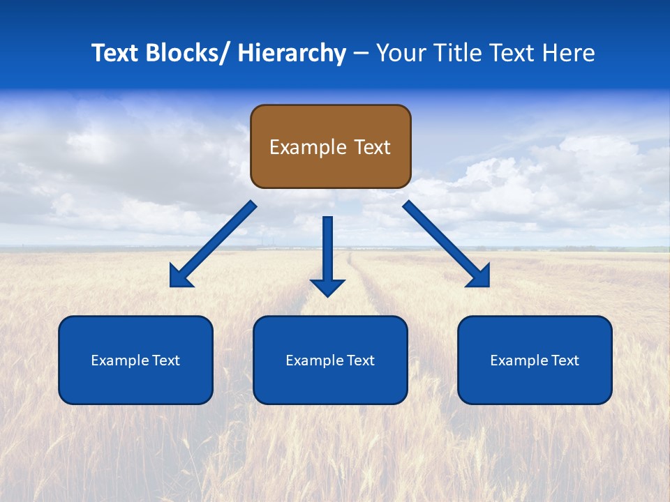 Green Golden Farm PowerPoint Template