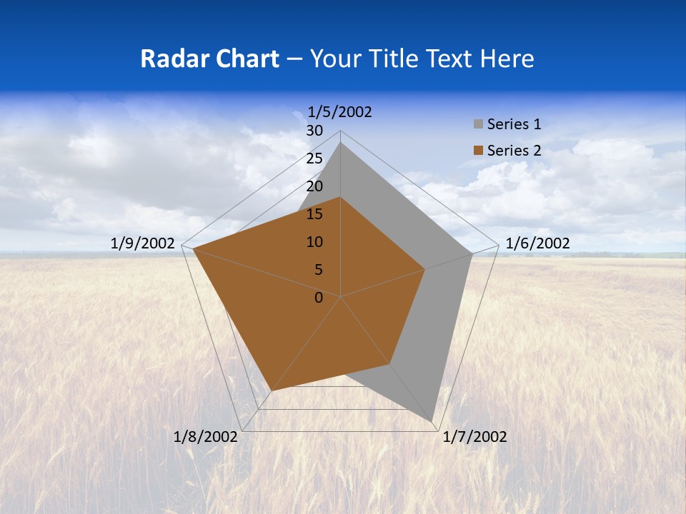 Green Golden Farm PowerPoint Template