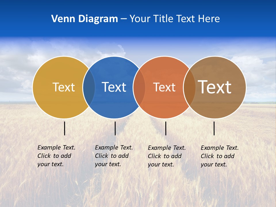 Green Golden Farm PowerPoint Template