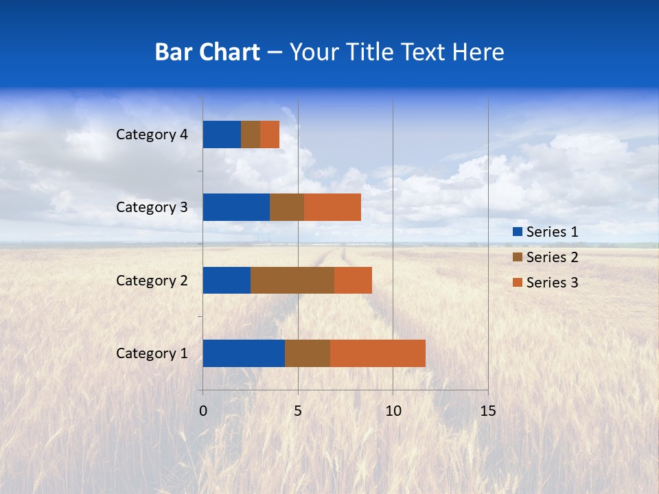 Green Golden Farm PowerPoint Template
