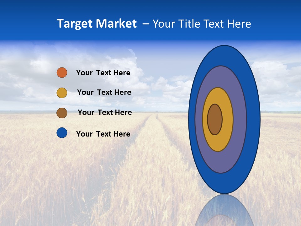 Green Golden Farm PowerPoint Template