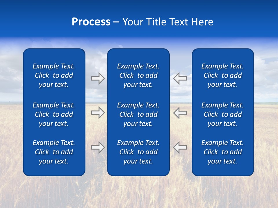 Green Golden Farm PowerPoint Template