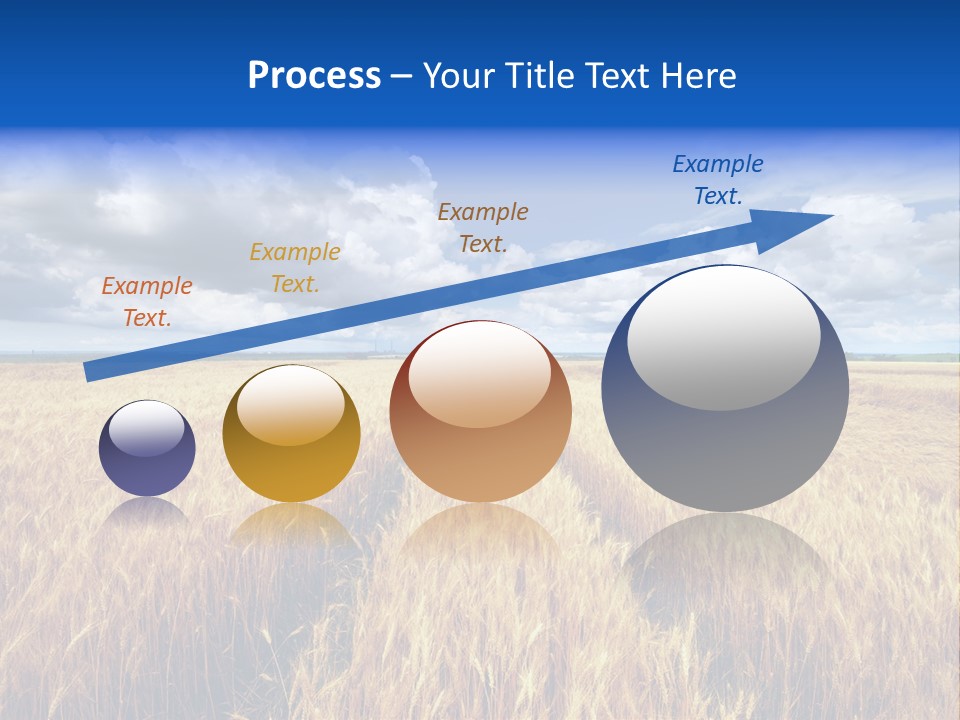 Green Golden Farm PowerPoint Template