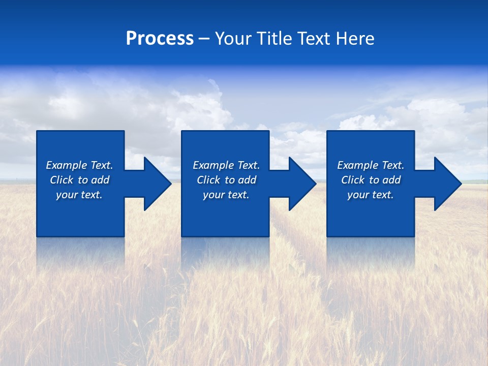 Green Golden Farm PowerPoint Template