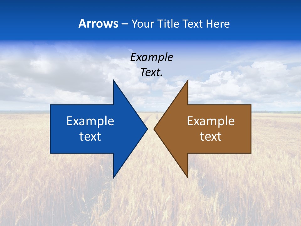 Green Golden Farm PowerPoint Template