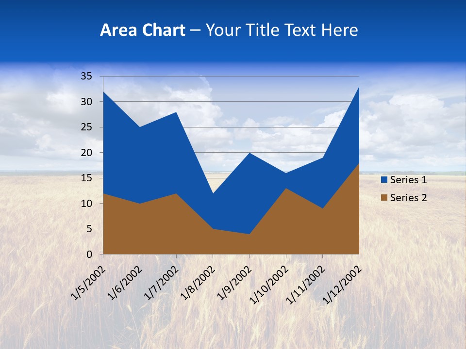Green Golden Farm PowerPoint Template