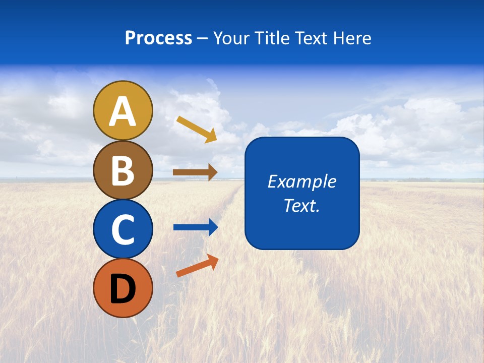 Green Golden Farm PowerPoint Template